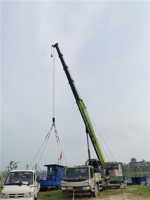 措勤县桥梁建设吊装案例